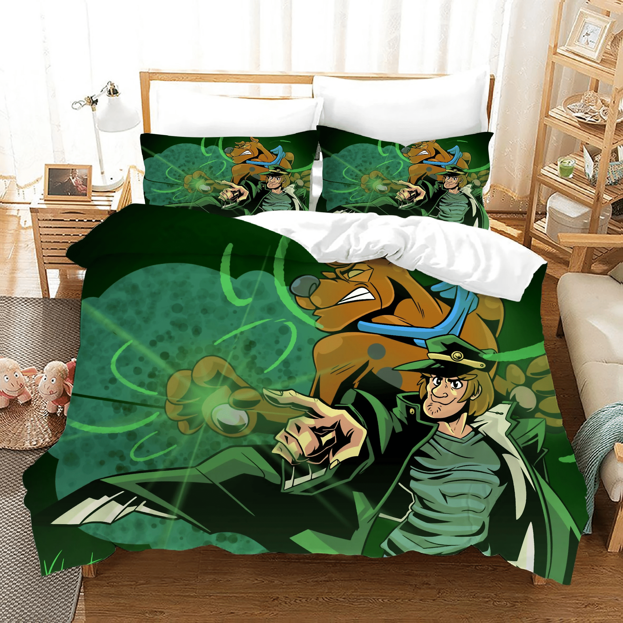 Scooby Doo 10 Duvet Cover Quilt Cover Pillowcase Bedding Sets