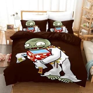 Plants Vs Zombies 8 Duvet Cover Quilt Cover Pillowcase Bedding Sets