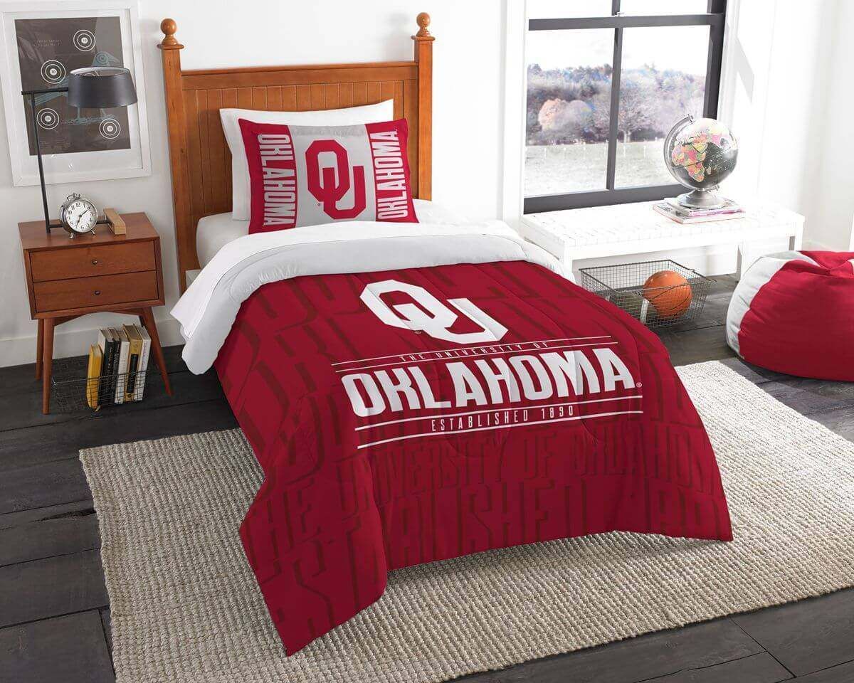 Oklahoma Sooners Bedding Sets 8211 1 Duvet Cover 038 2