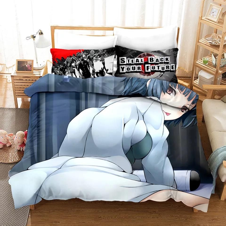 Persona 5 10 Duvet Cover Quilt Cover Pillowcase Bedding Sets