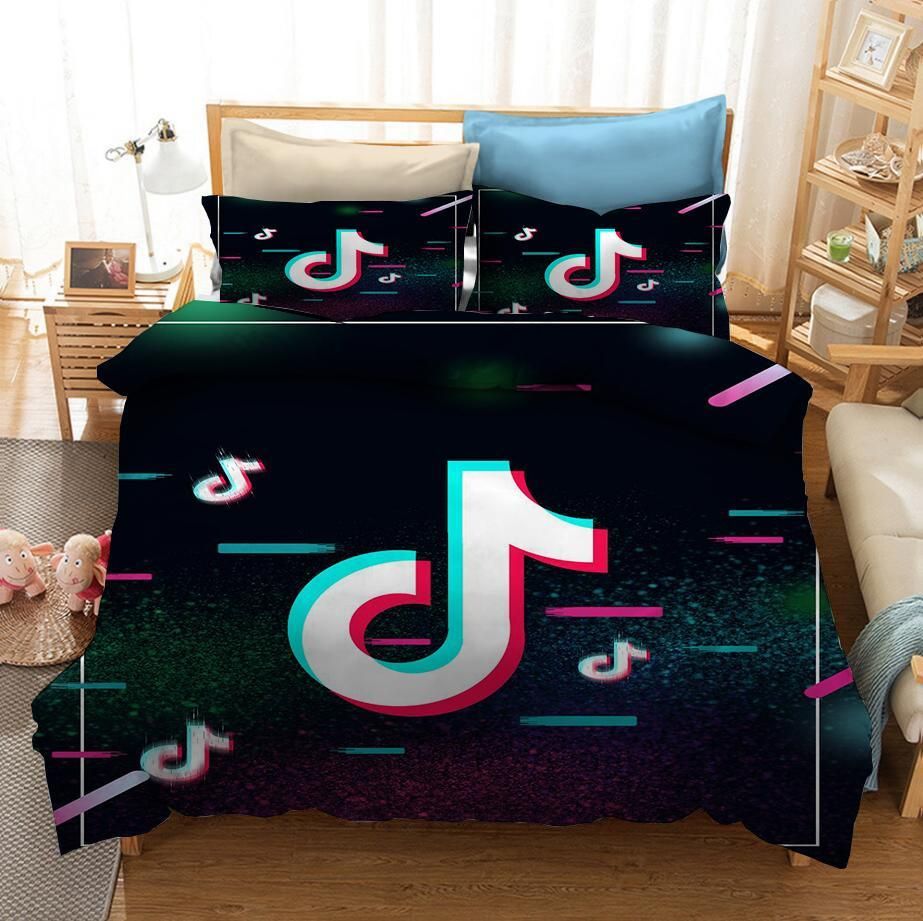 Tik Tok 25 Duvet Cover Pillowcase Bedding Sets Home Bedroom