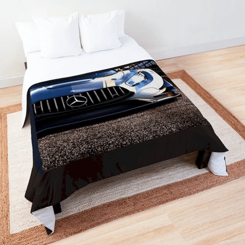 Silver Mercedes Benz Bedding Sets Duvet Cover Bedroom Quilt Bed