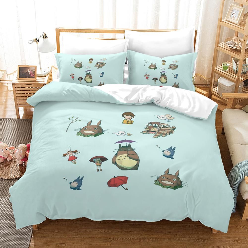 Tonari No Totoro 35 Duvet Cover Quilt Cover Pillowcase Bedding
