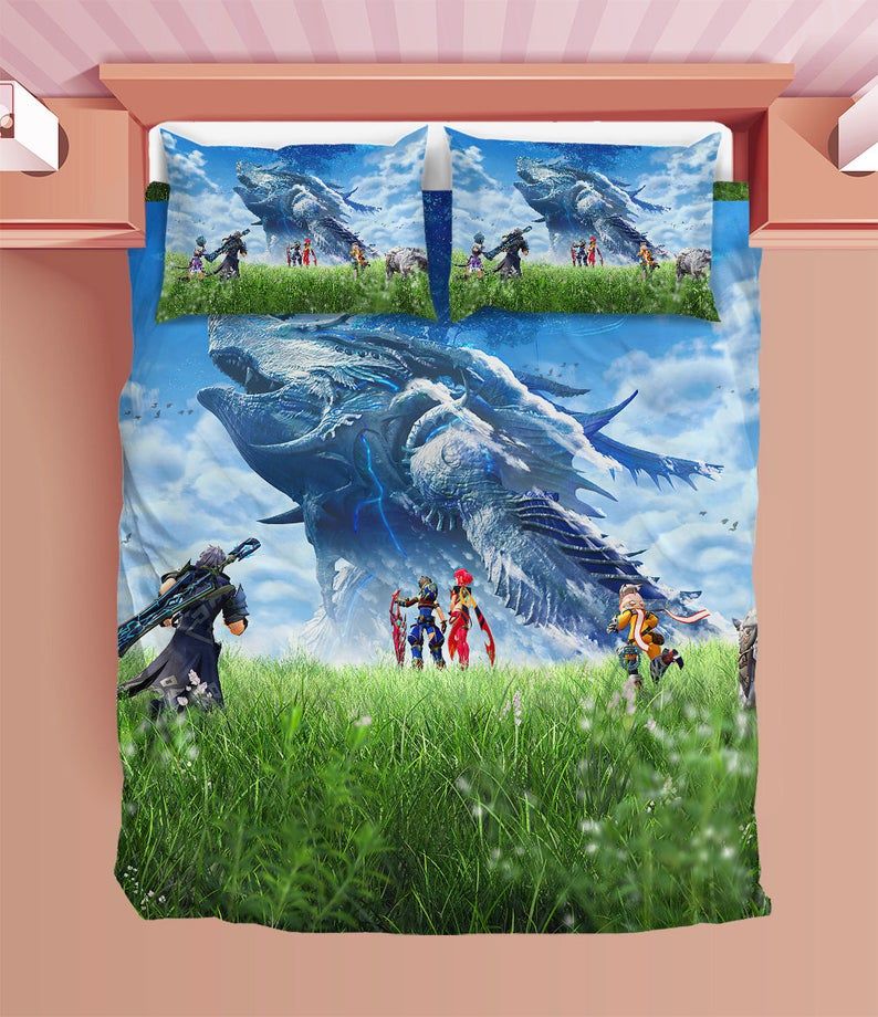 Xenoblade Chronicles Duvet Bedding Sets Comfortable Gift Quilt Bed Sets