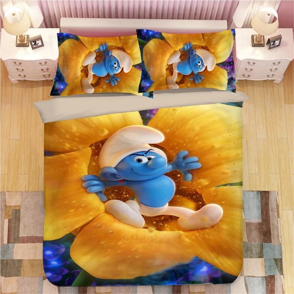 The Smurfs Smurfette 6 Duvet Cover Quilt Cover Pillowcase Bedding