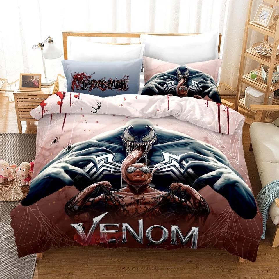 Venom Spider Gwen Stacy 18 Duvet Cover Pillowcase Bedding Sets Home