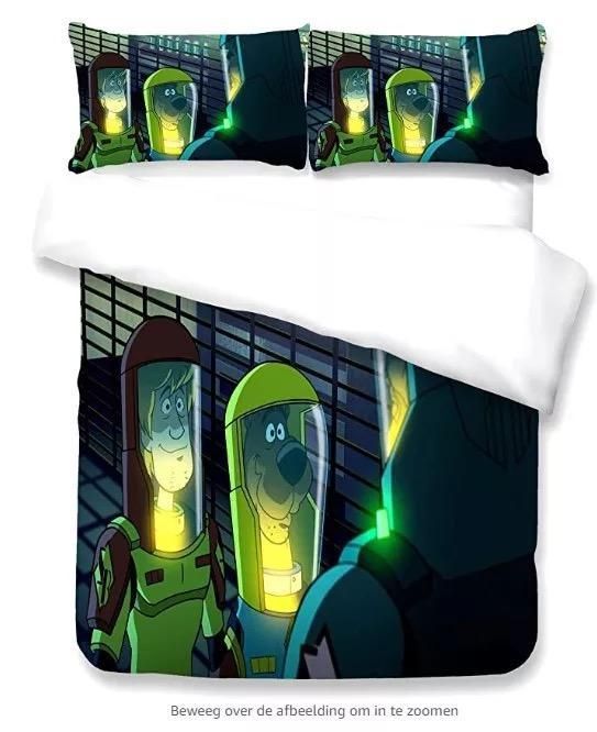 Scooby Doo 2 Duvet Cover Pillowcase Bedding Sets Home Bedroom