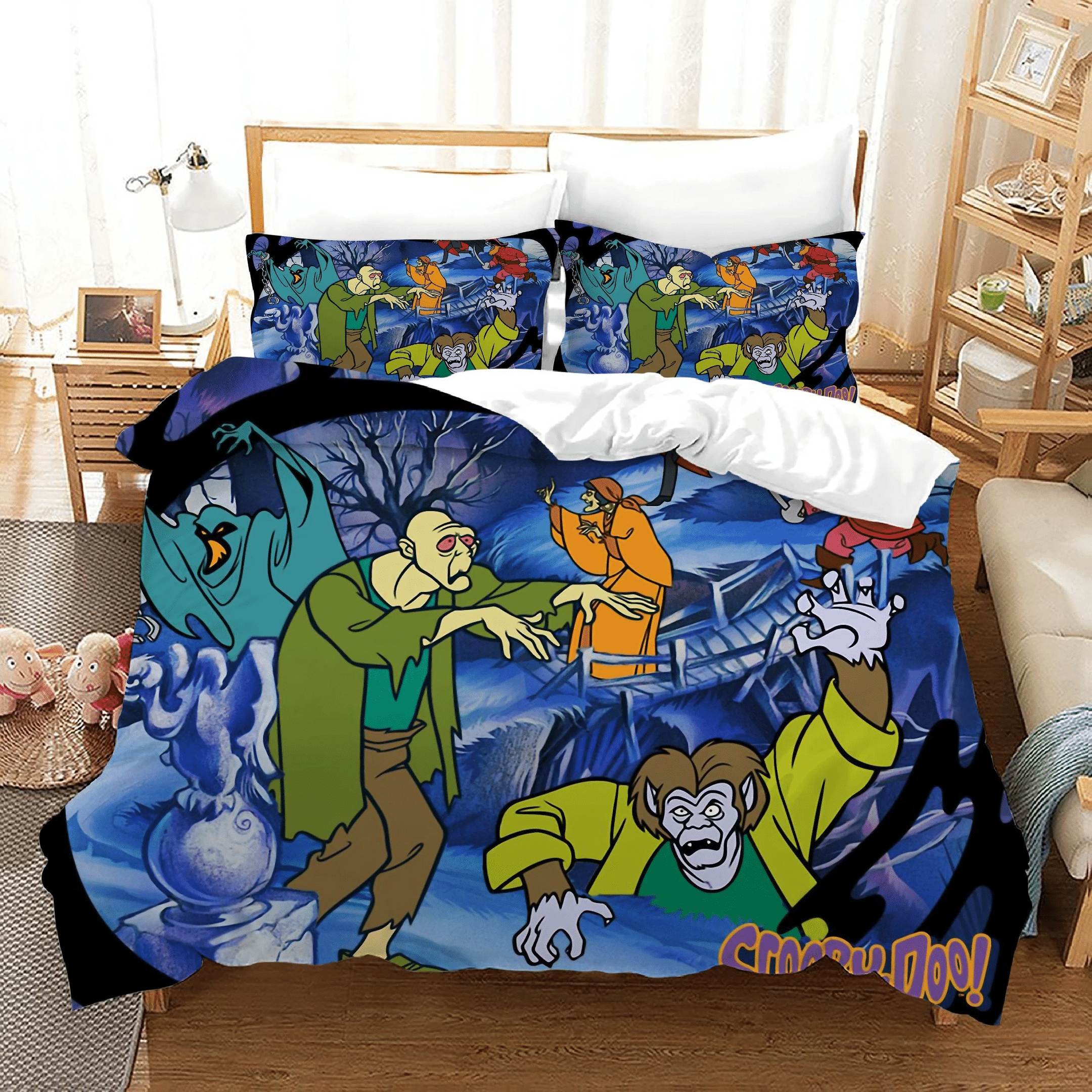 Scooby Doo 12 Duvet Cover Pillowcase Bedding Sets Home Bedroom