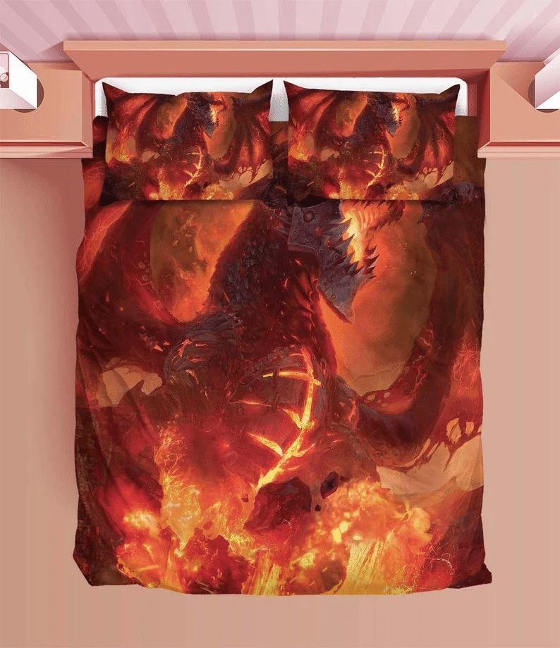 World Of Warcraft Duvet Cataclysm Deathwing Dragon Bedding Sets Wow