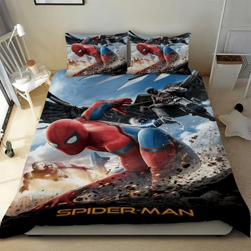 Spider Man Bedding Sets Duvet Cover Bedroom Quilt Bed Sets