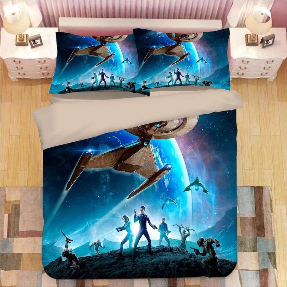 Star Trek Enterprise 12 Duvet Cover Quilt Cover Pillowcase Bedding