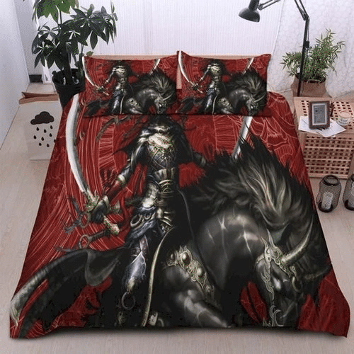 Samurai And Horse Bedding Sets Duvet Cover Bedroom Quilt Bed