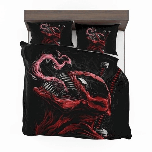 Venom 02 Bedding Sets Duvet Cover Bedroom Quilt Bed Sets