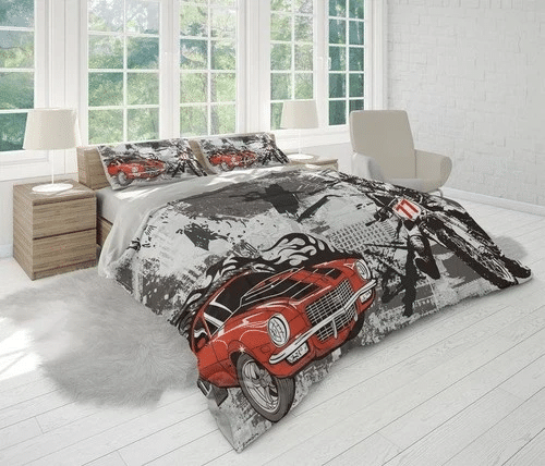 Racing Car 01 Bedding Sets Duvet Cover Bedroom Quilt Bed