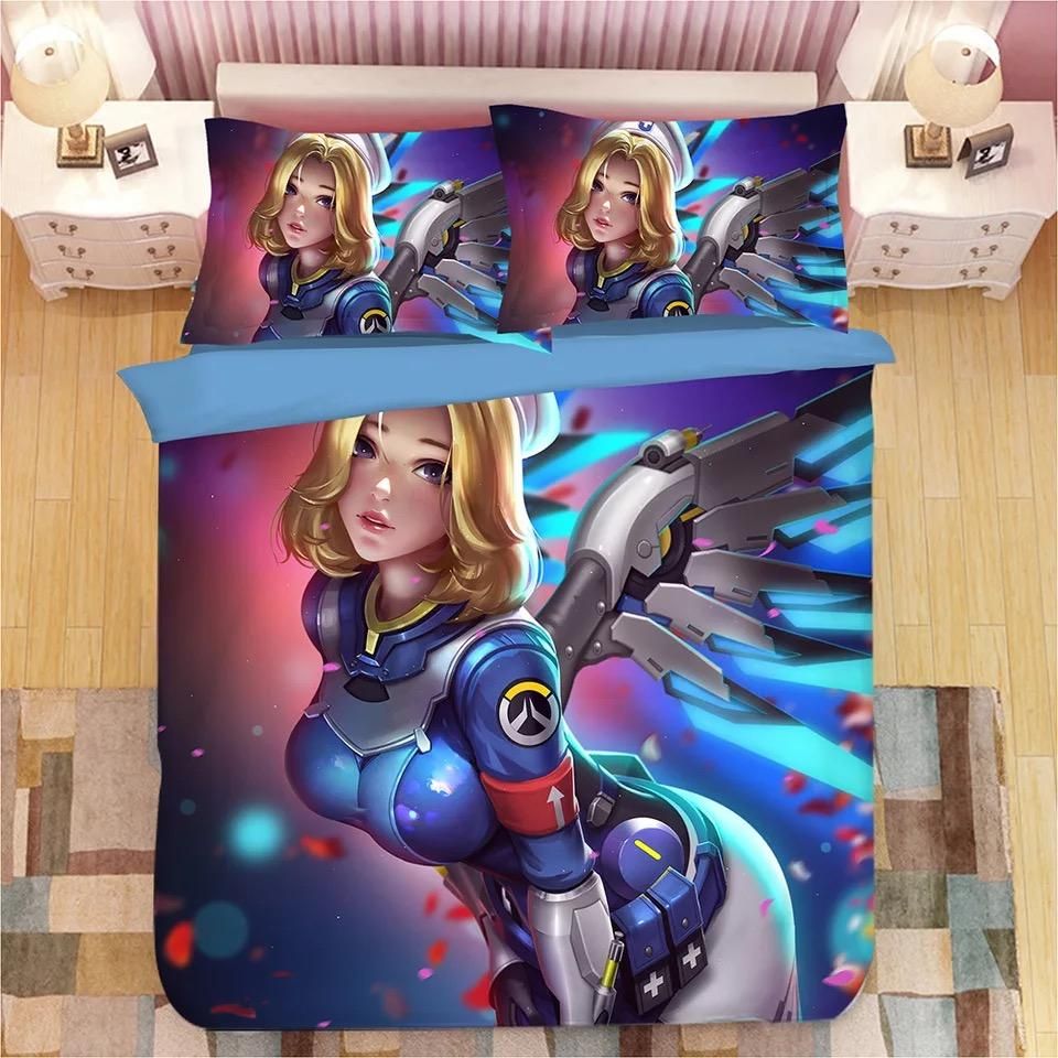 Game Overwatch Dva Tracer Mercy Widowmaker Symmetra 10 Duvet Cover