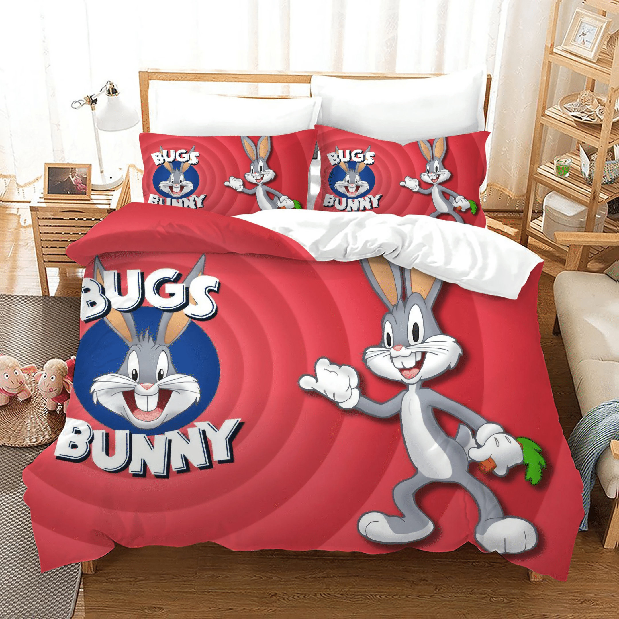 Looney Tunes Bugs Bunny 4 Duvet Cover Pillowcase Bedding Sets