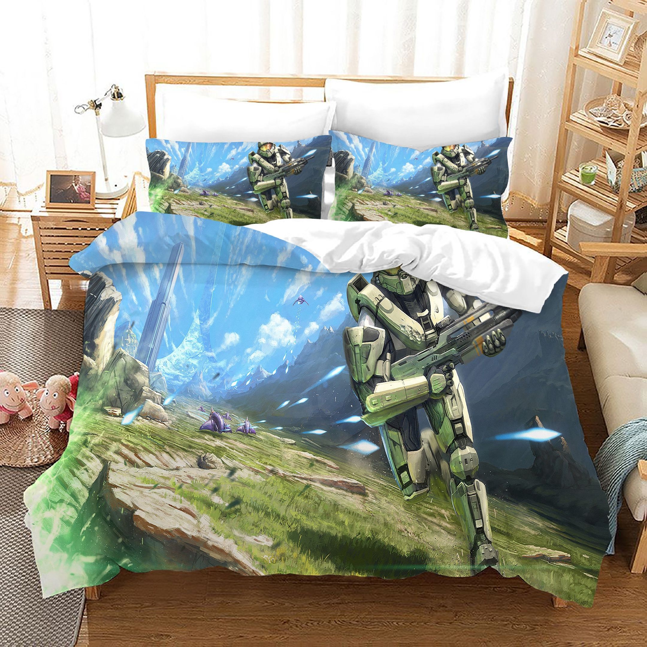 Halo 5 Guardians 14 Duvet Cover Quilt Cover Pillowcase Bedding