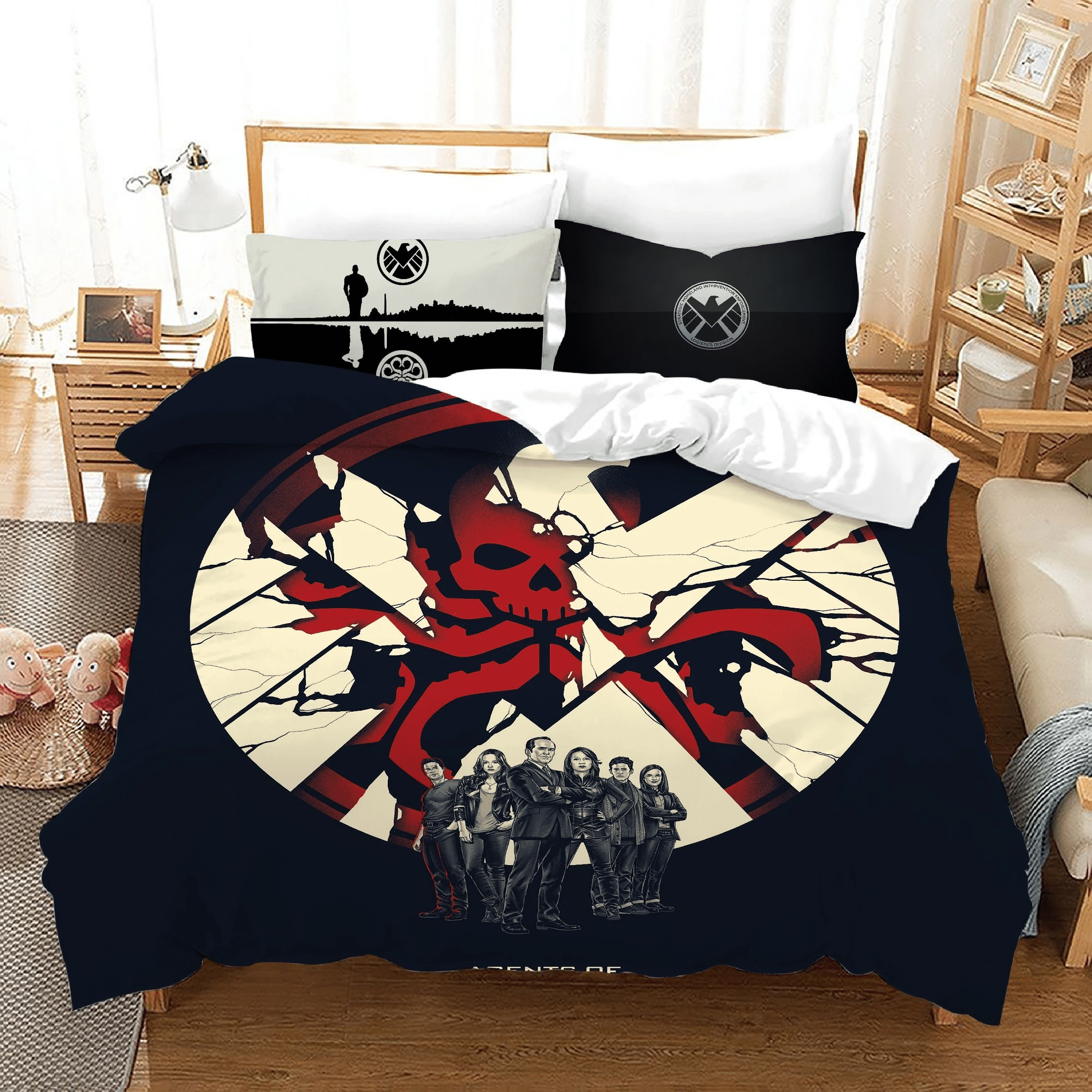 Marvel 8217 S Agents Of S H I E L D 2 Duvet Cover Pillowcase Bedding Sets