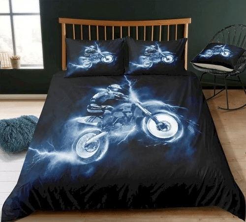 Motocross 06 Bedding Sets Duvet Cover Bedroom Quilt Bed Sets