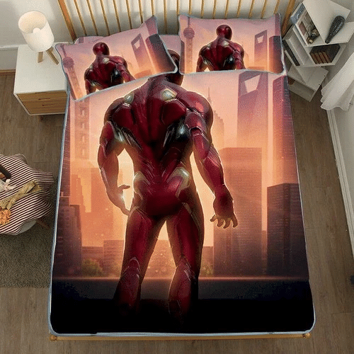 Iron Man 13 Bedding Sets Duvet Cover Bedroom Quilt Bed