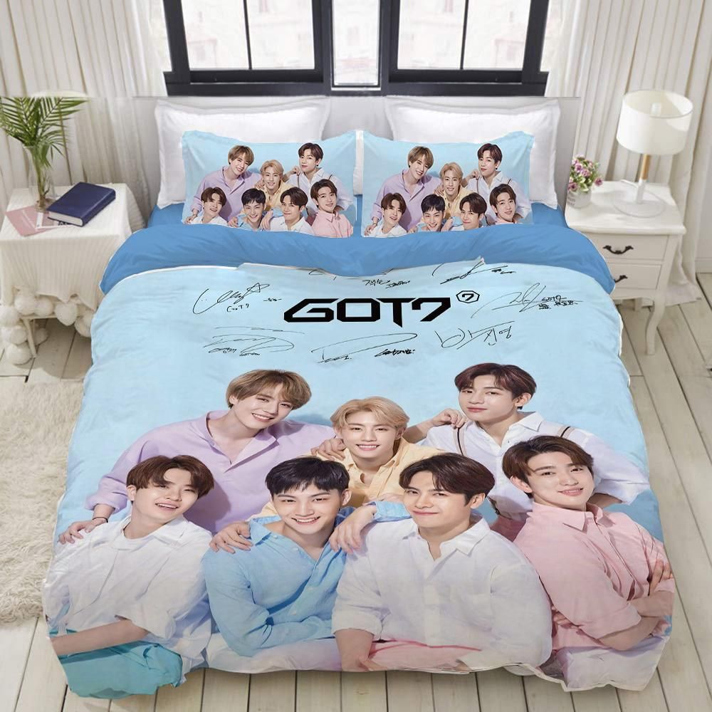 Kpop Got7 11 Duvet Cover Pillowcase Bedding Sets Home Bedroom