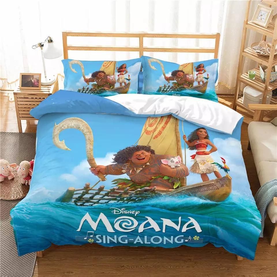 Moana 4 Duvet Cover Pillowcase Bedding Sets Home Decor Quilt