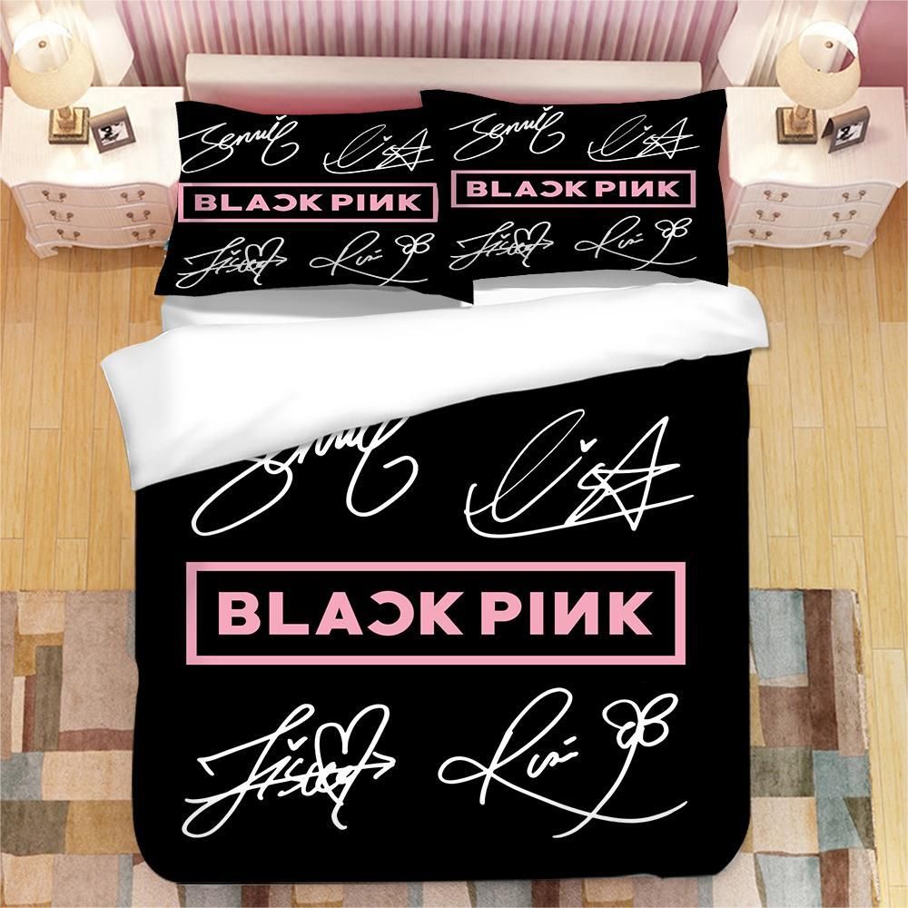 Kpop Blackpink 7 Duvet Cover Pillowcase Bedding Sets Home Bedroom
