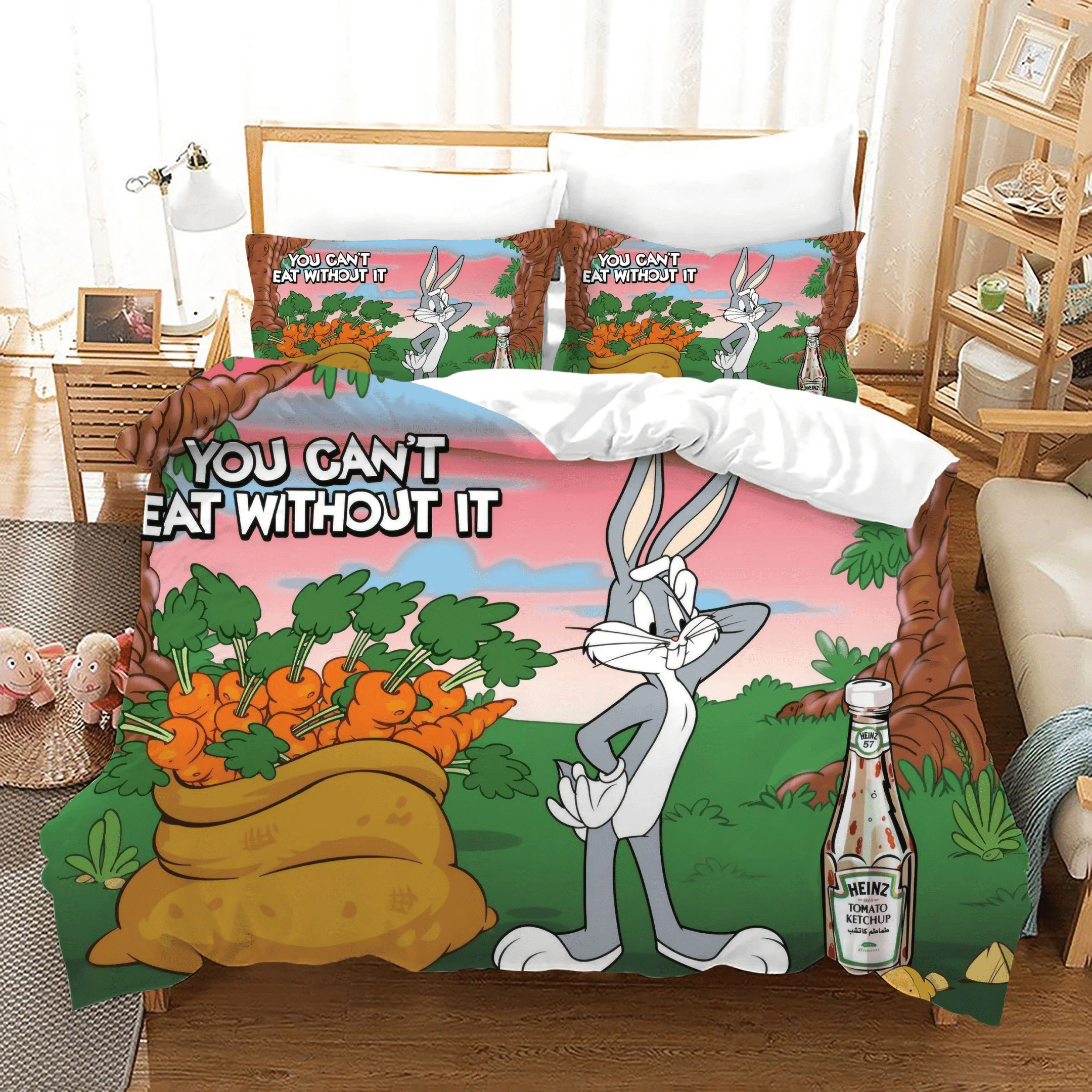 Looney Tunes Bugs Bunny 1 Duvet Cover Pillowcase Bedding Sets