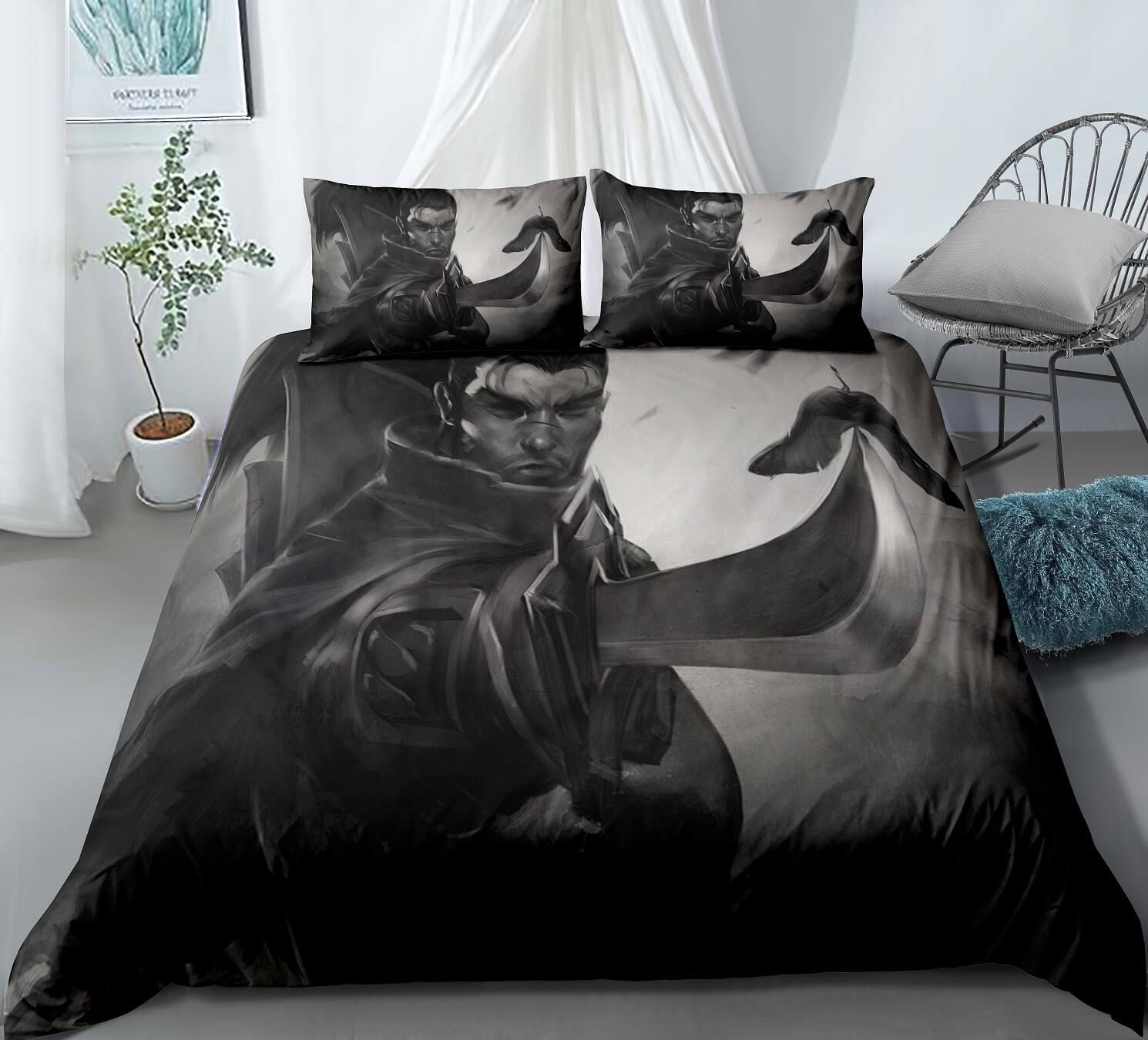 League Of Legends Lol Yasuo 4 Duvet Cover Quilt Cover