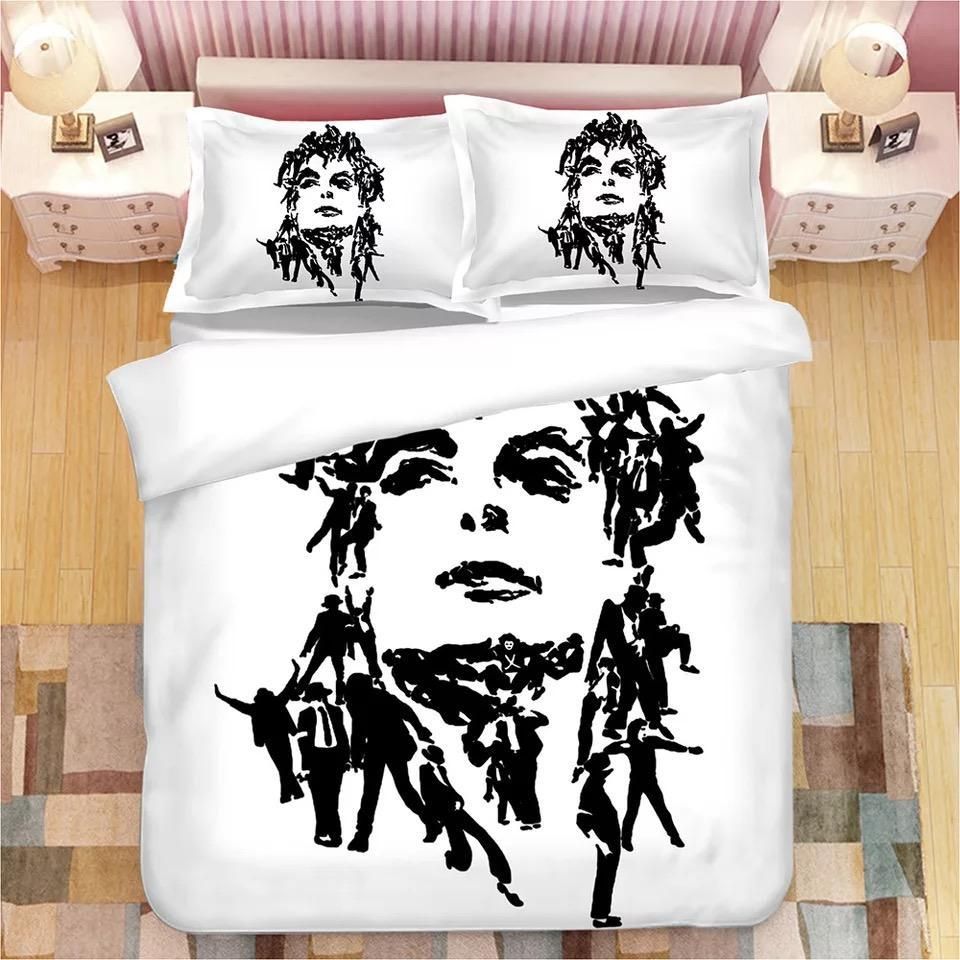 Michael Jackson 3 Duvet Cover Pillowcase Bedding Sets Home Decor