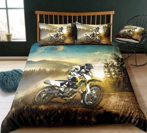 Motocross 05 Bedding Sets Duvet Cover Bedroom Quilt Bed Sets