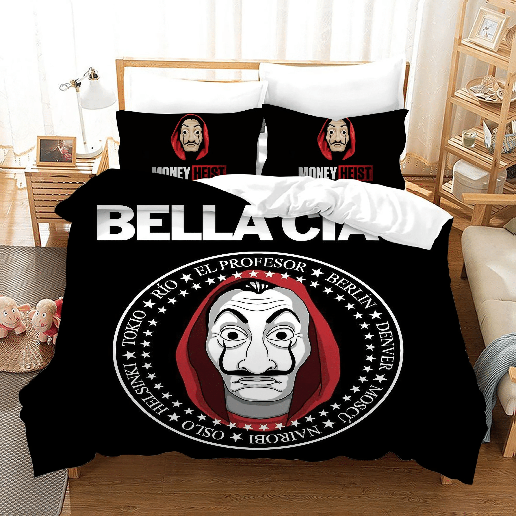 La Casa De Papel 21 Duvet Cover Pillowcase Bedding Sets