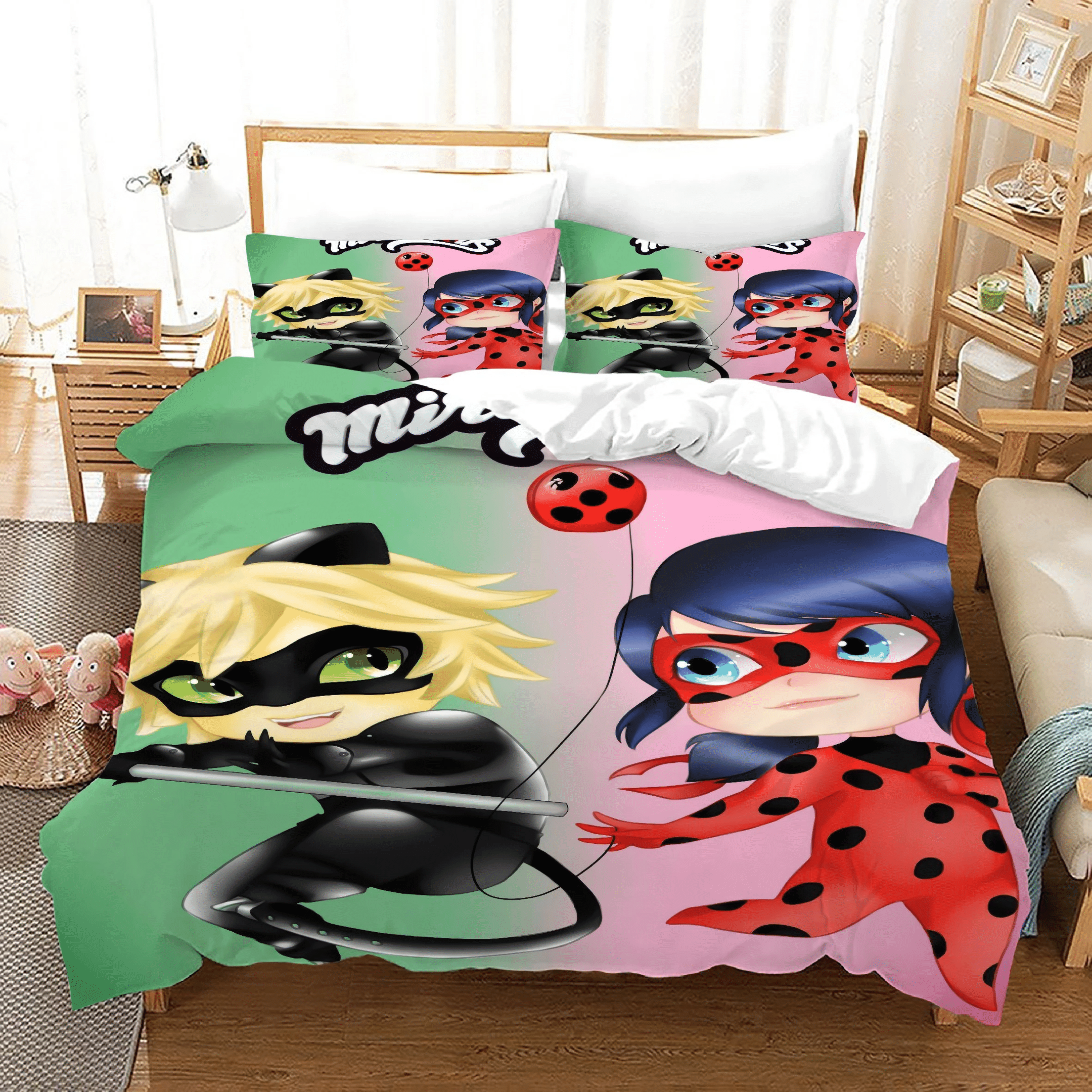 Miraculous Ladybug Cat Noir 16 Duvet Cover Quilt Cover Pillowcase