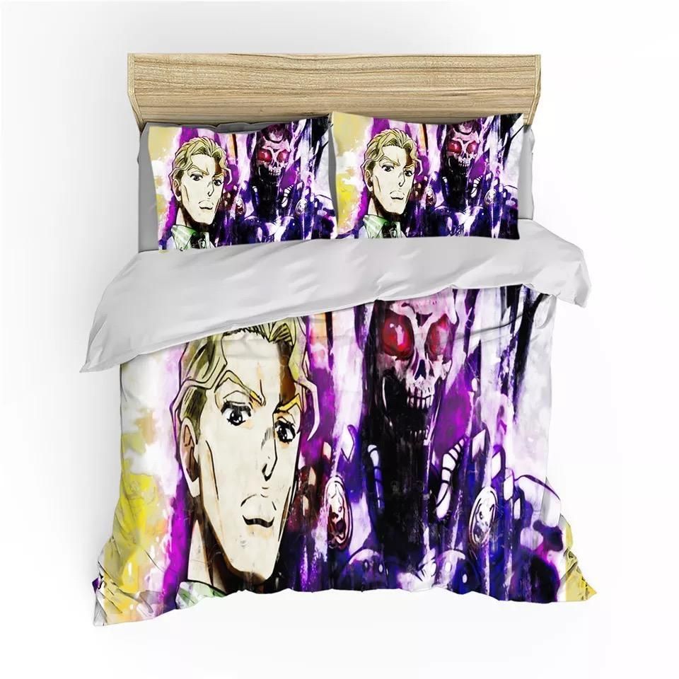 Jojo 8217 S Bizarre Adventure 6 Duvet Cover Pillowcase Bedding Sets Home