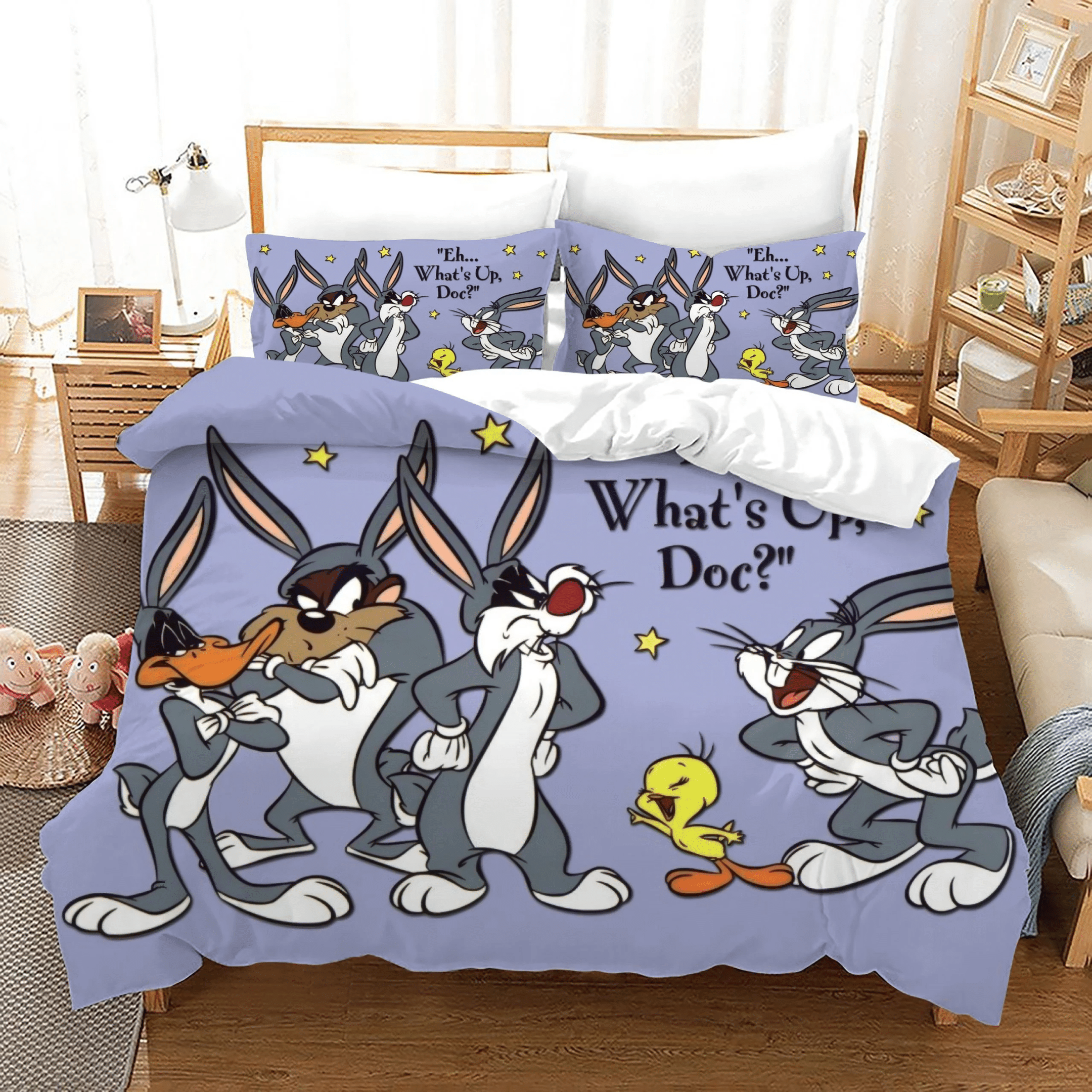 Looney Tunes Bugs Bunny 13 Duvet Cover Pillowcase Bedding Sets