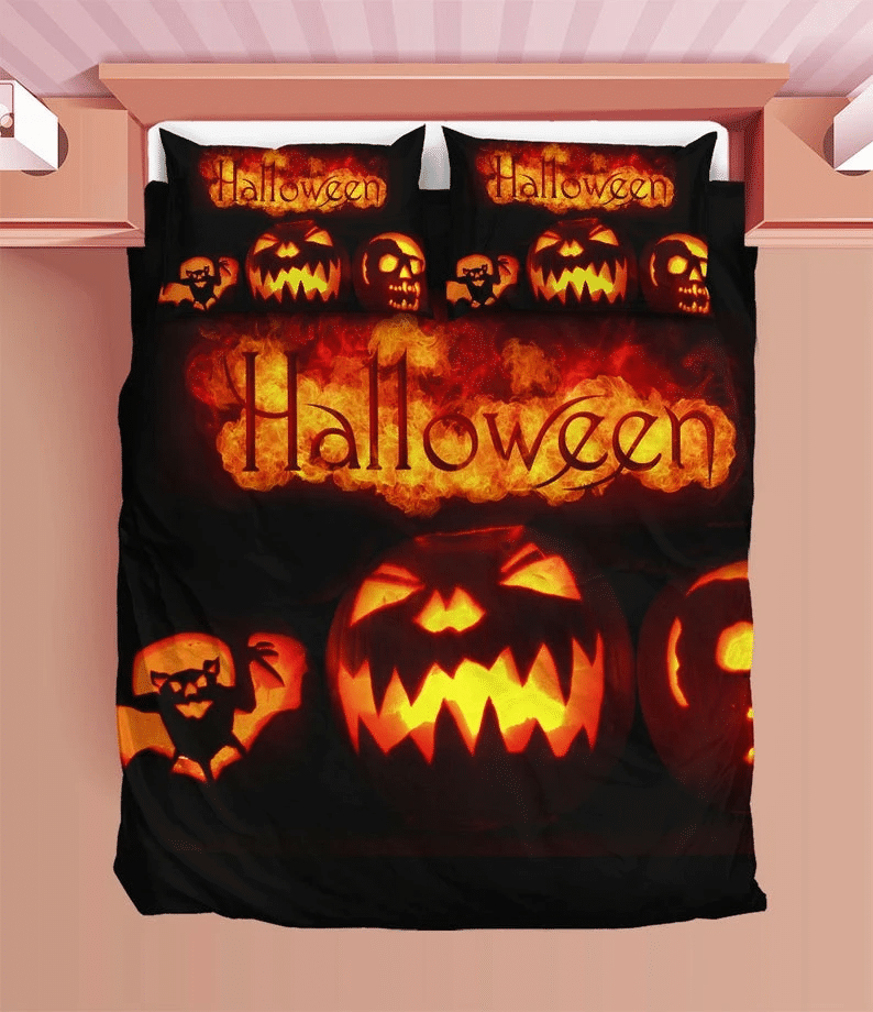 Halloween Duvet Halloween Bedding Sets Comfortable Gift Quilt Bed Sets