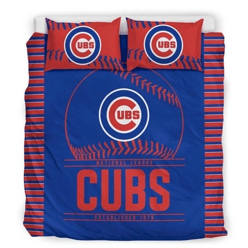 Mlb Chicago Cubs Bedding Sets Duvet Cover Bedroom Quilt Bed