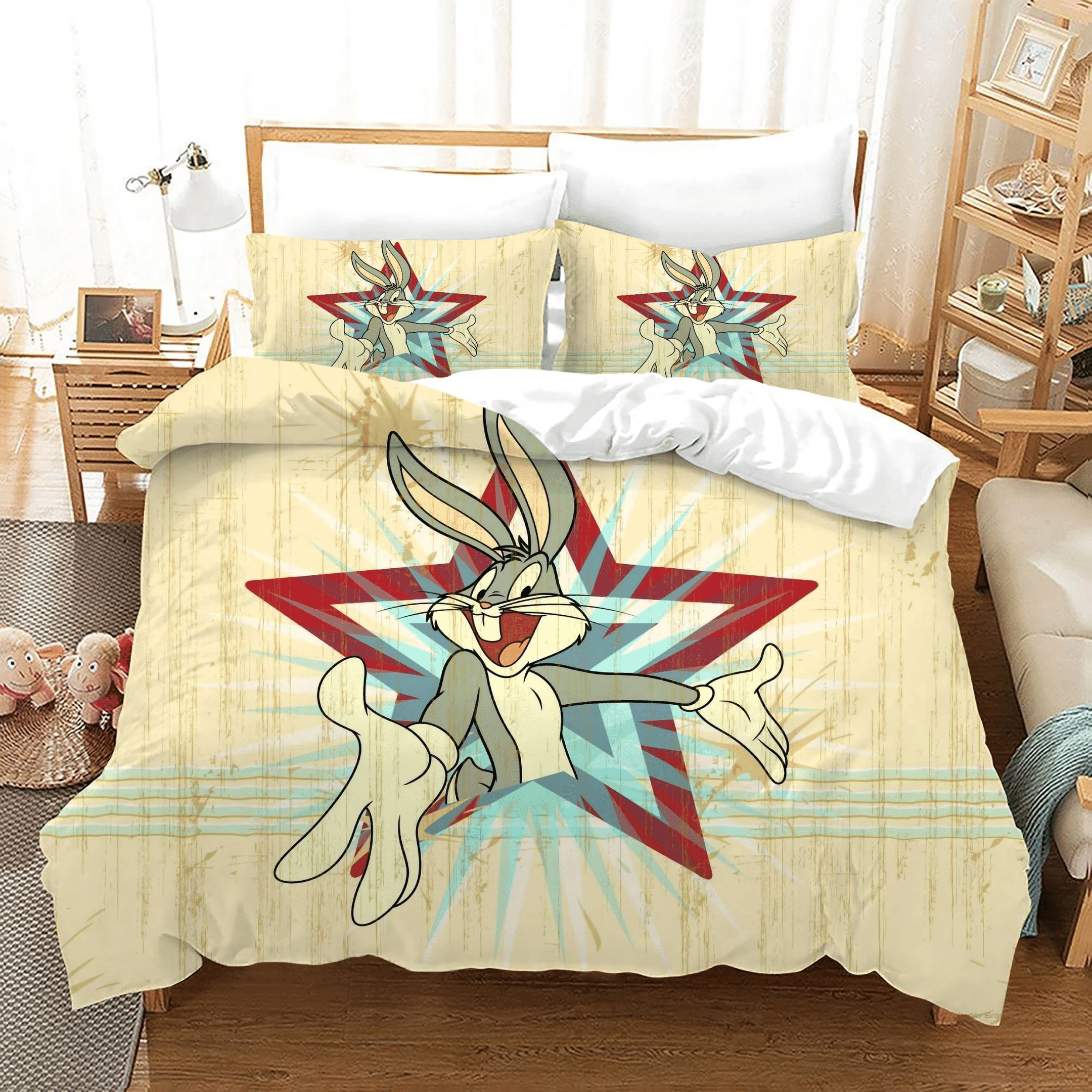 Looney Tunes Bugs Bunny 2 Duvet Cover Pillowcase Bedding Sets