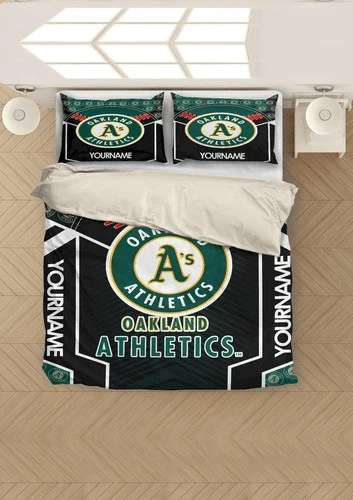 Mlb Baseball Oakland Athletics Bedding Sets Duvet Cover Bedroom Quilt