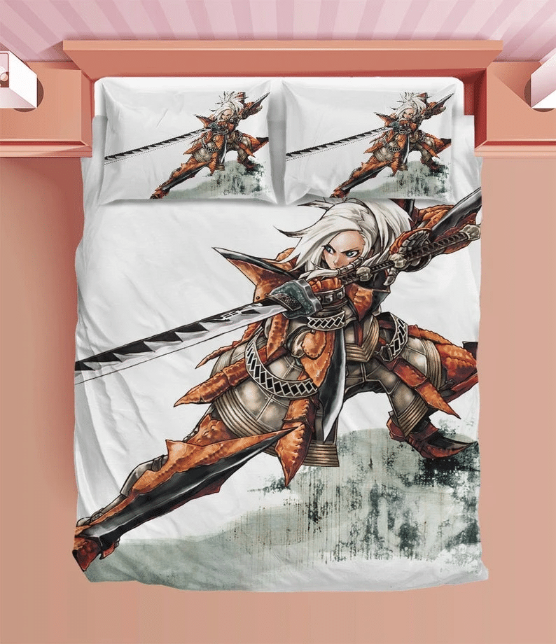 Monster Hunter Duvet Bedding Sets Comfortable Gift Quilt Bed Sets