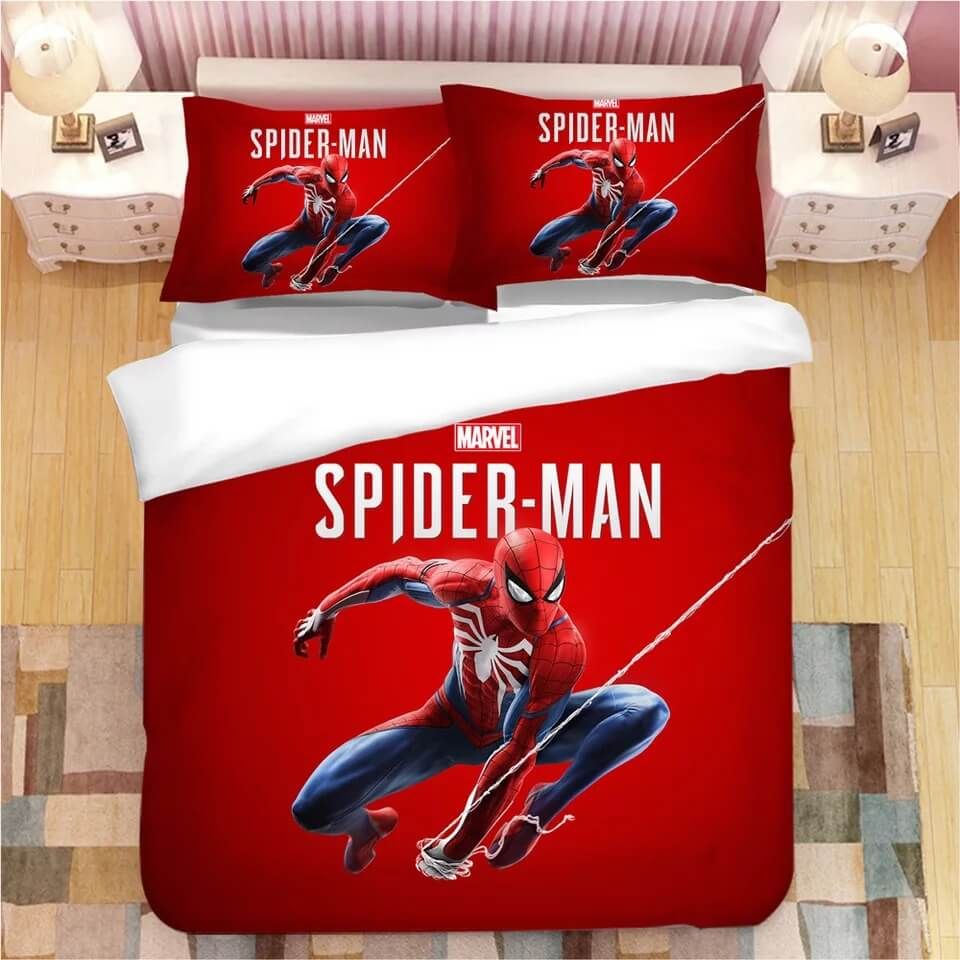 Marvel Spider Man 15 Duvet Cover Quilt Cover Pillowcase Bedding Set