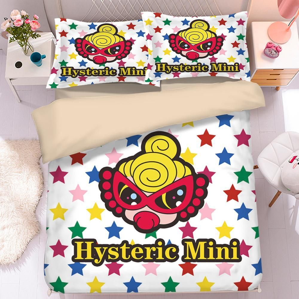 Hysteric Mini 3 Duvet Cover Pillowcase Bedding Sets Home Bedroom