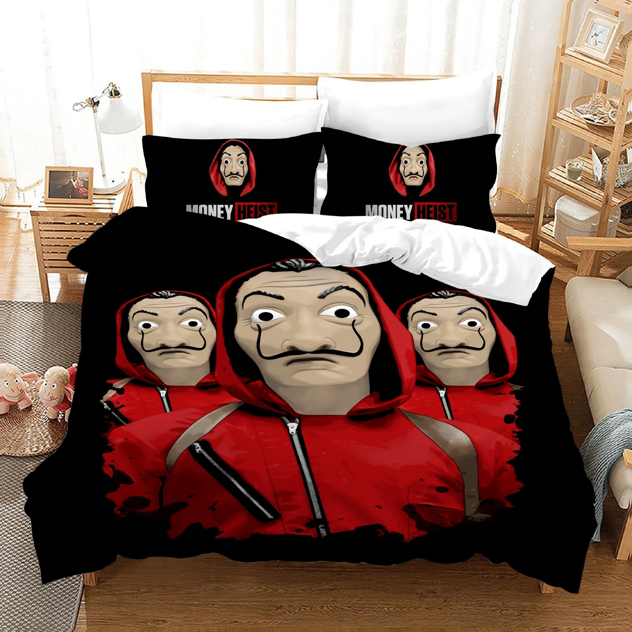 La Casa De Papel 22 Duvet Cover Pillowcase Bedding Sets