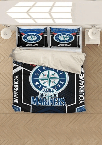 Mlb Baseball Seattle Mariners Bedding Sets Duvet Cover Bedroom Quilt