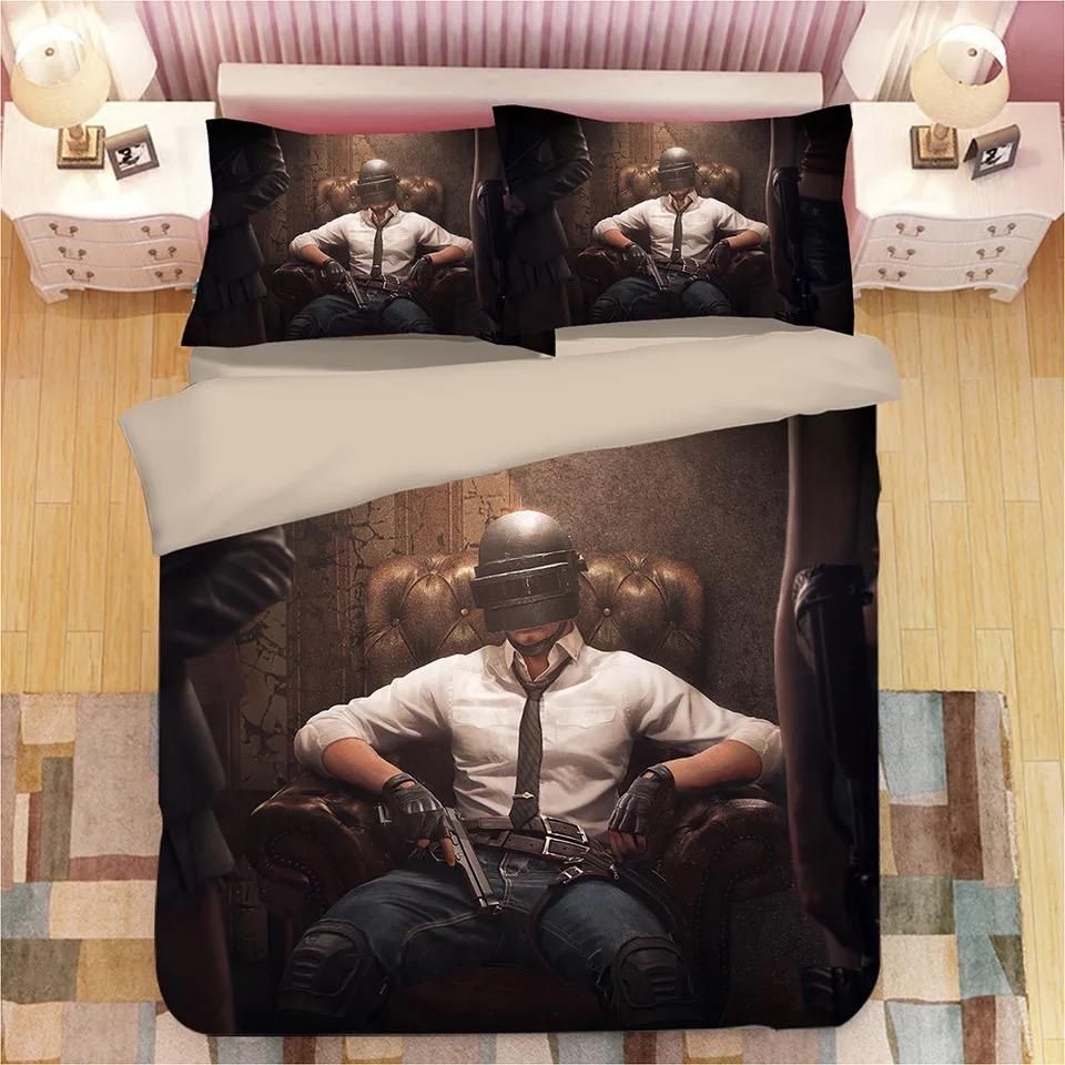 Game Pubg Playerunknown 8217 S Battlegrounds 8 Duvet Cover Pillowcase Bedding Sets