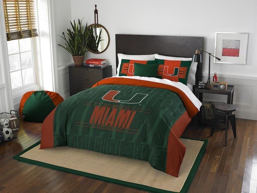 Miami Hurricanes Bedding Sets 8211 1 Duvet Cover 038 2