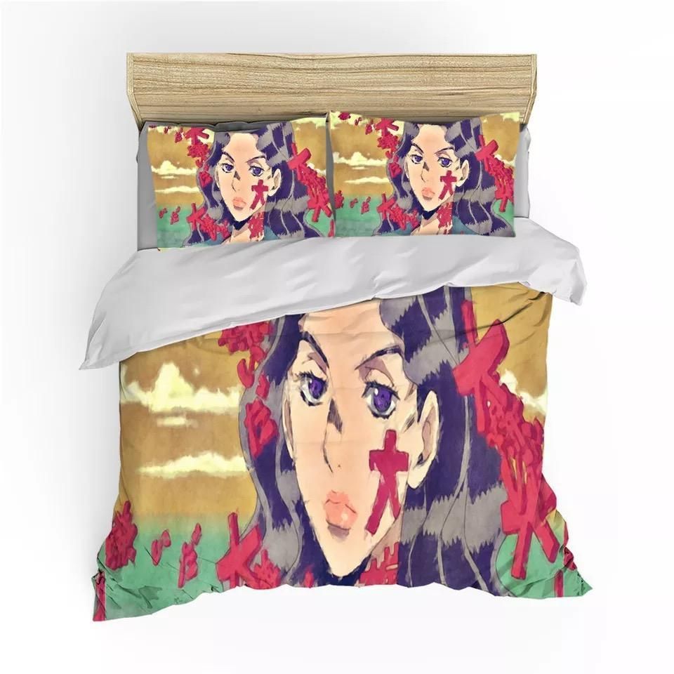 Jojo 8217 S Bizarre Adventure 3 Duvet Cover Pillowcase Bedding Sets Home