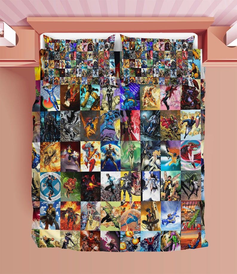 Marvel Duvet Marvel Bedding Sets Marvel Comfortable Gift Quilt Bed