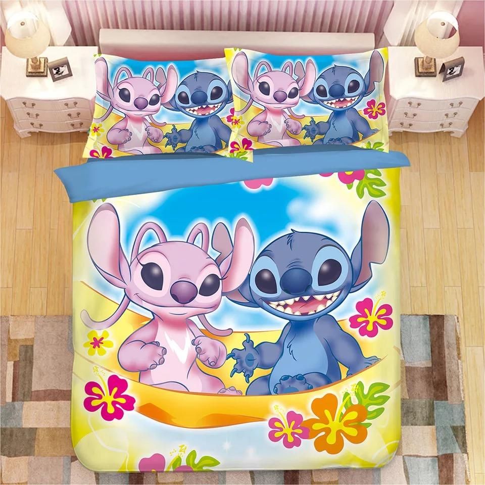 Lilo 038 Stitch 4 Duvet Cover Bedding Sets Pillowcase Quilt