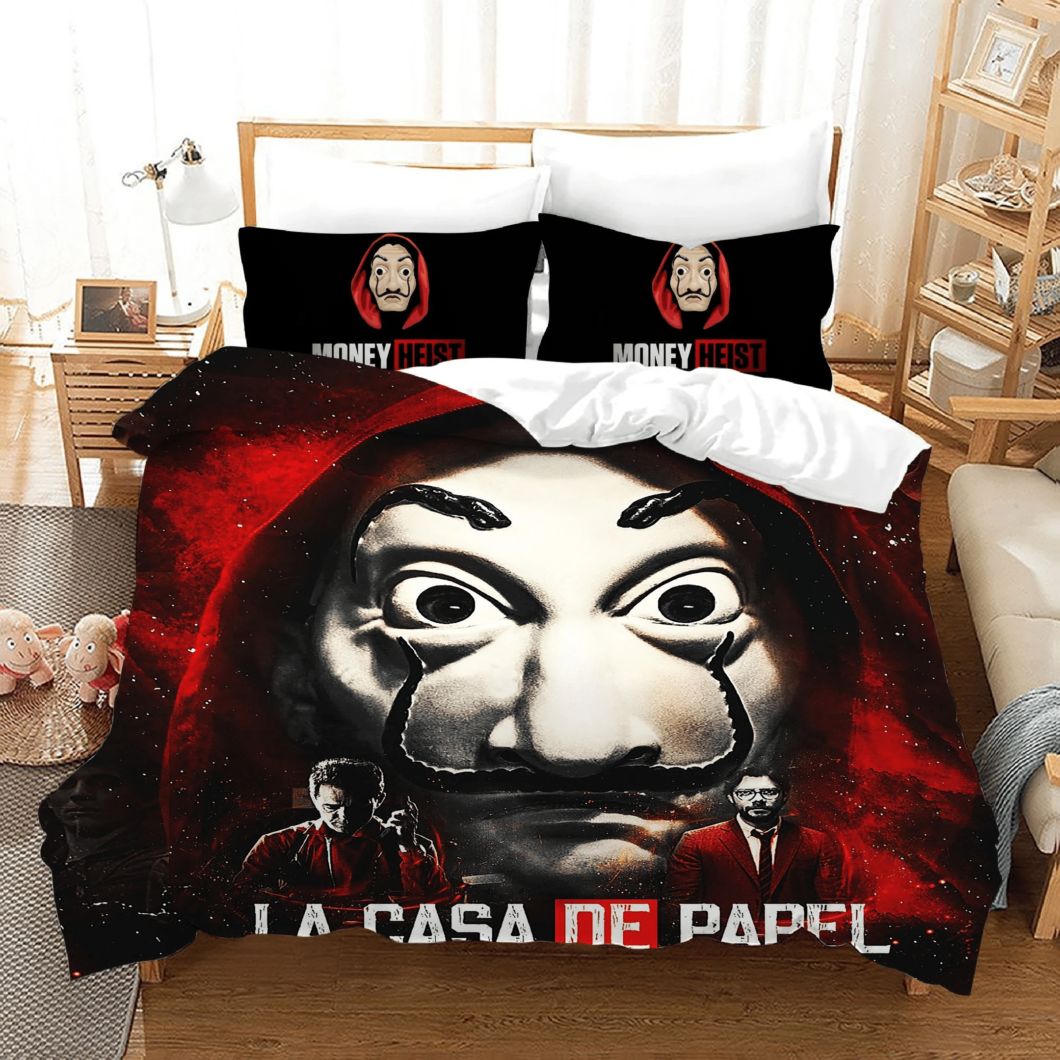 La Casa De Papel 1 Duvet Cover Pillowcase Bedding Sets